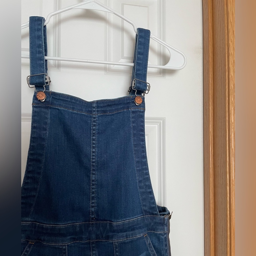 Women's Blue Denim Overalls - Picture 5 of 13